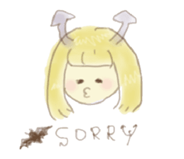 Loose angel and devil sticker #5994845