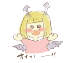 Loose angel and devil sticker #5994851