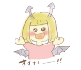 Loose angel and devil sticker #5994851