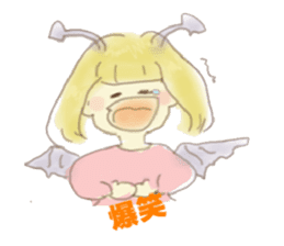 Loose angel and devil sticker #5994853