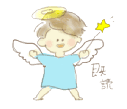 Loose angel and devil sticker #5994854