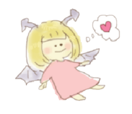 Loose angel and devil sticker #5994855