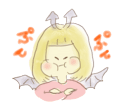 Loose angel and devil sticker #5994863