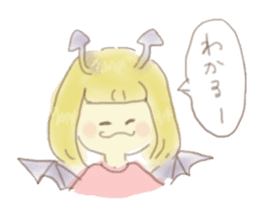 Loose angel and devil sticker #5994869