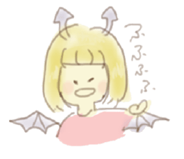 Loose angel and devil sticker #5994871