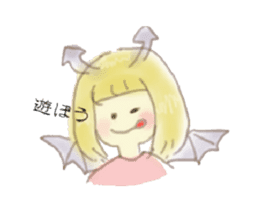 Loose angel and devil sticker #5994873