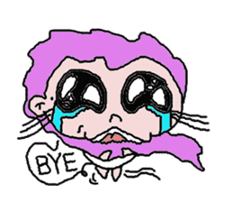 Crazy new girl sticker #5994921