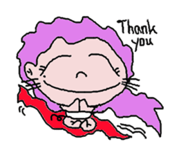 Crazy new girl sticker #5994929