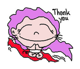 Crazy new girl sticker #5994929