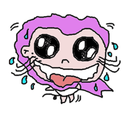 Crazy new girl sticker #5994934