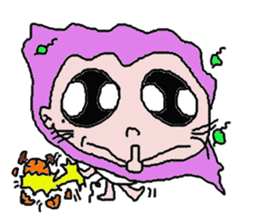 Crazy new girl sticker #5994935