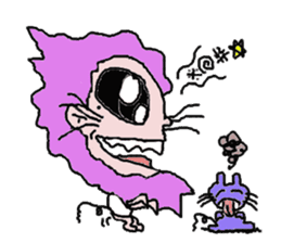 Crazy new girl sticker #5994938