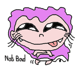 Crazy new girl sticker #5994944