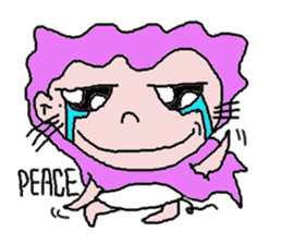 Crazy new girl sticker #5994946