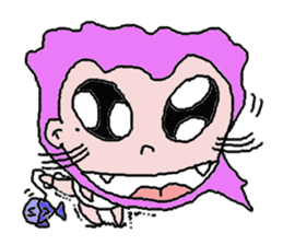 Crazy new girl sticker #5994947