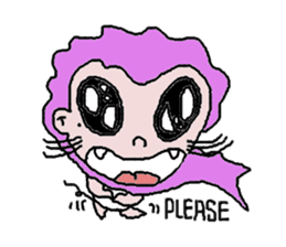 Crazy new girl sticker #5994948