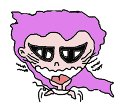 Crazy new girl sticker #5994950