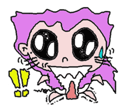 Crazy new girl sticker #5994951