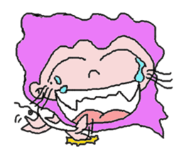 Crazy new girl sticker #5994952