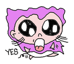 Crazy new girl sticker #5994954