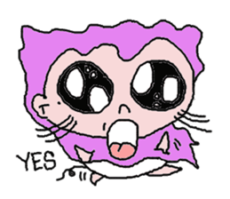 Crazy new girl sticker #5994954