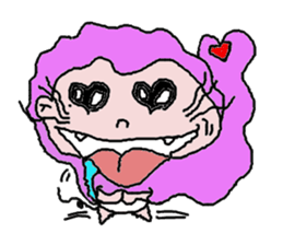 Crazy new girl sticker #5994957