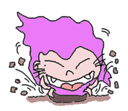 Crazy new girl sticker #5994958