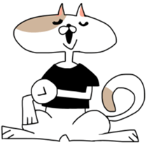 Ennui cat sticker #5995207