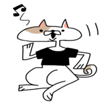 Ennui cat sticker #5995226