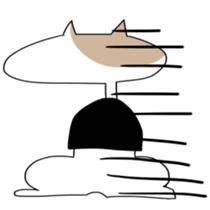 Ennui cat sticker #5995230