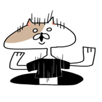 Ennui cat sticker #5995231