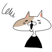 Ennui cat sticker #5995233