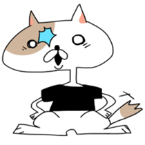 Ennui cat sticker #5995235