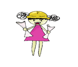 Engineer girl sticker #5996299