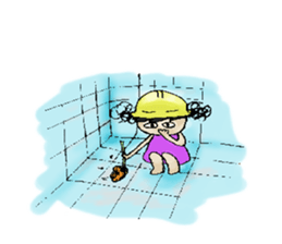 Engineer girl sticker #5996308