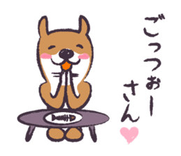 Dog John-ta speak in Sendai dialect. -3- sticker #5996346