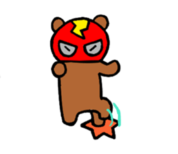 maskuma wrestler sticker #5996553