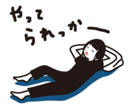 Daily life sticker of a working girl -2 sticker #5997145