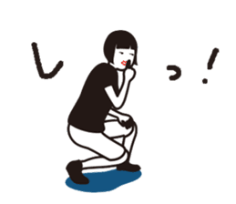Daily life sticker of a working girl -2 sticker #5997152