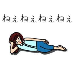 UZAI woman sticker #5997173