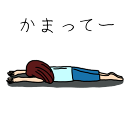 UZAI woman sticker #5997198