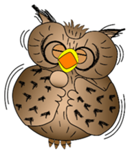 Lucky owl sticker #5997403