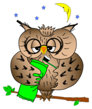 Lucky owl sticker #5997408