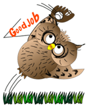 Lucky owl sticker #5997409