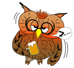 Lucky owl sticker #5997412