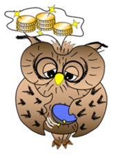 Lucky owl sticker #5997416
