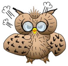 Lucky owl sticker #5997421