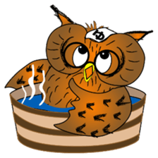 Lucky owl sticker #5997422