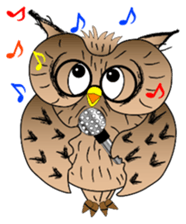 Lucky owl sticker #5997423