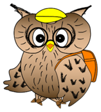 Lucky owl sticker #5997431